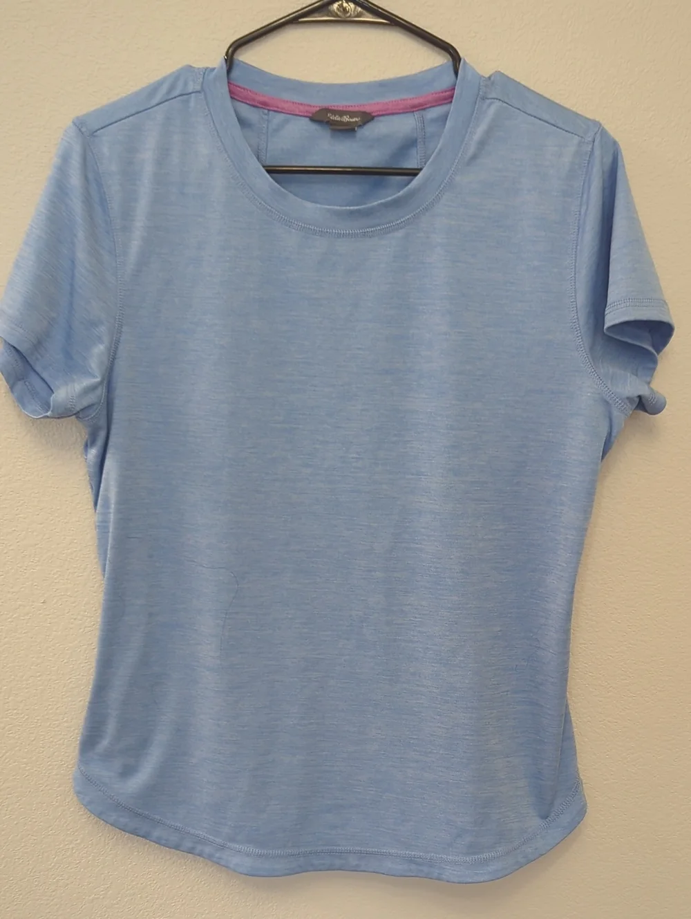 Eddie Bauer Soft Blue Crewneck Short Sleeve Top - Unknown Brand